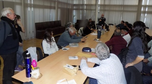 Reunión en el Palacio Municipal de la ONG Pasos Sanmartinianos