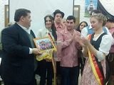Nedela participó de la elección de la Reina de la Colectividad Alemana