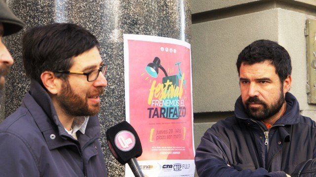 "La mejor forma de frenar el tarifazo es en las calles": Festival Frenemos el Tarifazo que será este jueves