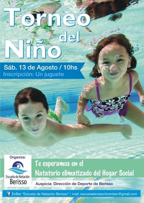 Torneo de Natación solidario por el Día del Niño