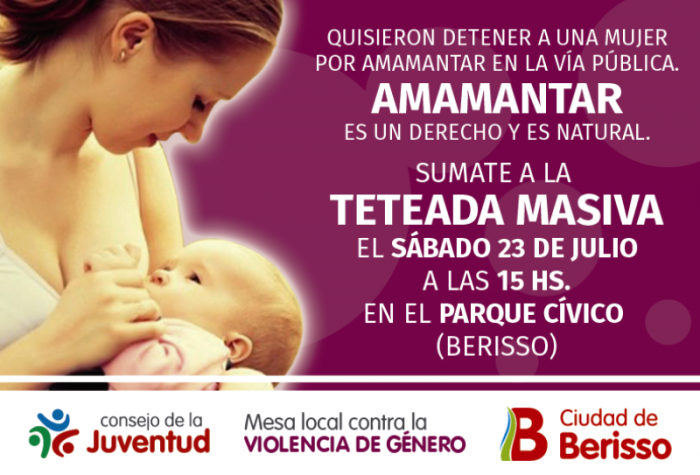 Berisso se suma a la “Teteada masiva”