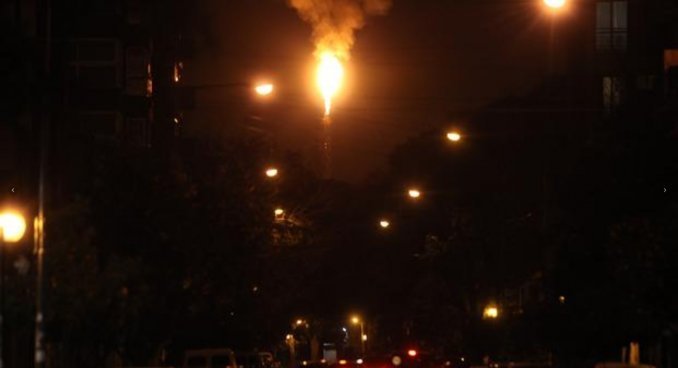 Preocupación por las llamas de la Refinería de YPF