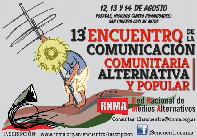 Misiones será sede del 13° Encuentro de la Red Nacional de Medios Alternativos