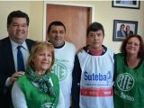 Nedela se reunió con referentes de ATE y SUTEBA local