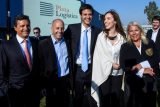 Vidal el viernes inauguró un plan de inversión de una empresa que generará 3800 puestos