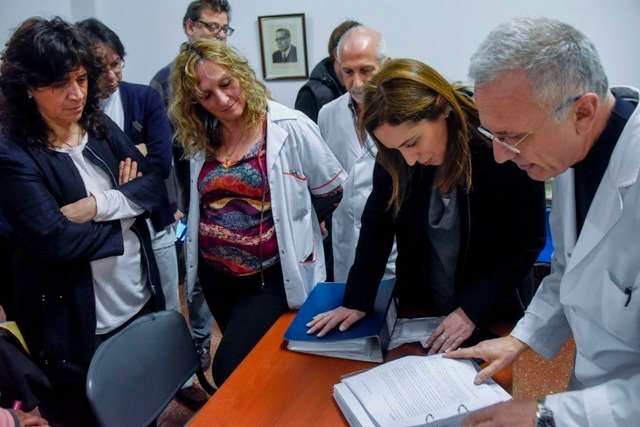 Vidal con Katopodis recorrieron el Hospital Eva Perón en San Martín