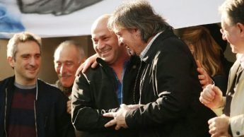 Mario Secco junto a Máximo Kirchner en la Facultad de Exactas WhatsApp Image 2016-08-13 at 16.59.08