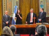 Nedela participó de la jura de Elustondo y de De La Torre ante la gobernadora Vidal