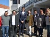 El ministro de Educación Bullrich recorrió el Ex Sanatorio de la Carne de Berisso