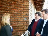 Ritondo y Nedela visitaron a vecinos en sus casas y comercios