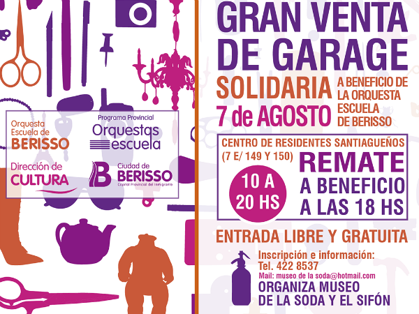 Gran Venta de Garage Solidaria a beneficio de la Orquesta Escuela