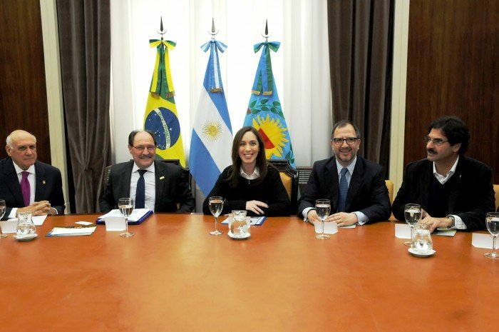 Encuentro de Vidal con el gobernador brasileño de Rio Grande do Sul