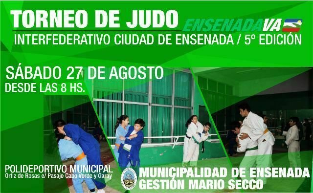 Torneo de Judo en el Polideportivo Municipal de Ensenada