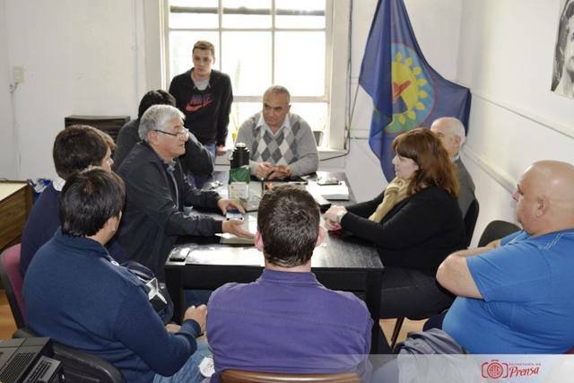 ATE Ensenada se reunió con ediles en el HCD y con el intendente de Berisso