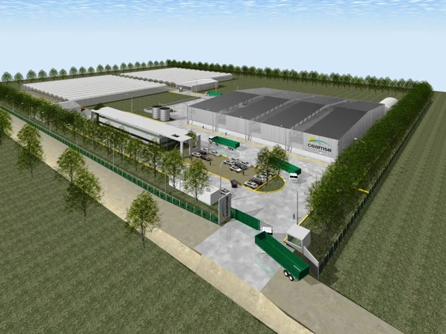 Construcción de la planta de tratamiento de residuos de la Región Capital