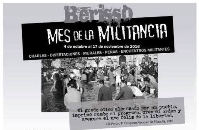 Primer Plenario Abierto de la Juventud Peronista de Berisso Primer Plenario Abierto de la Juventud Peronista de Berisso