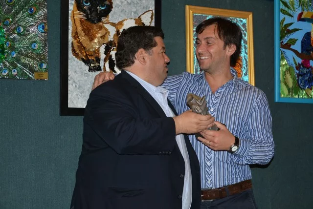 Galardonados de los "Premios Daniel Román" a la cultura 2016 em Berisso