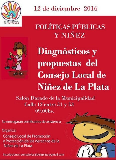 Cierre de año del Consejo Local de Niñez de La Plata