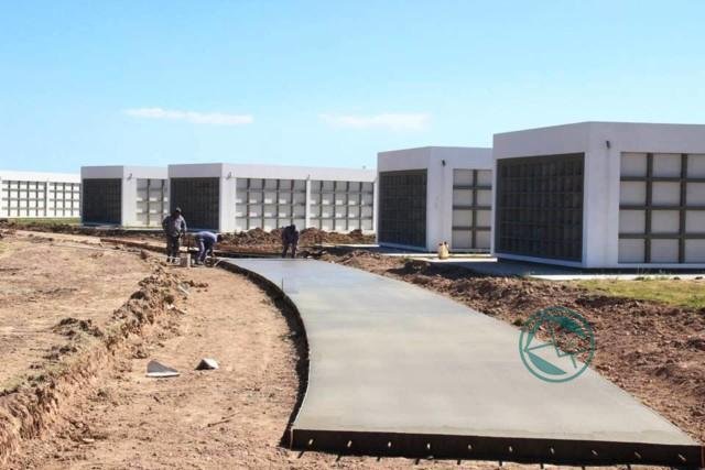 Avances de obra del Cementerio Municipal de Ensenada