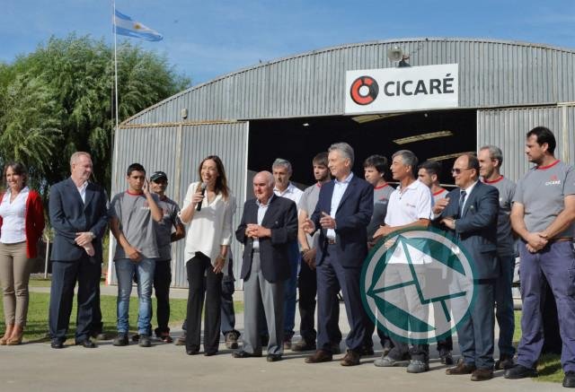 Vidal y Macri en un dejavú inauguran ampliación de fábrica de helicópteros en Saladillos Vidal y Macri en un dejavú inauguran ampliación de fábrica de helicópteros en Saladillos