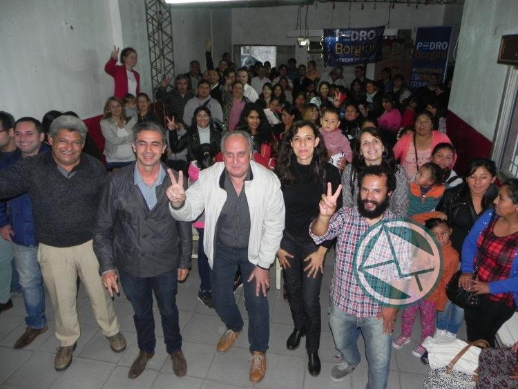 Borgini encabezó plenario militante el el barrio Las Quintas