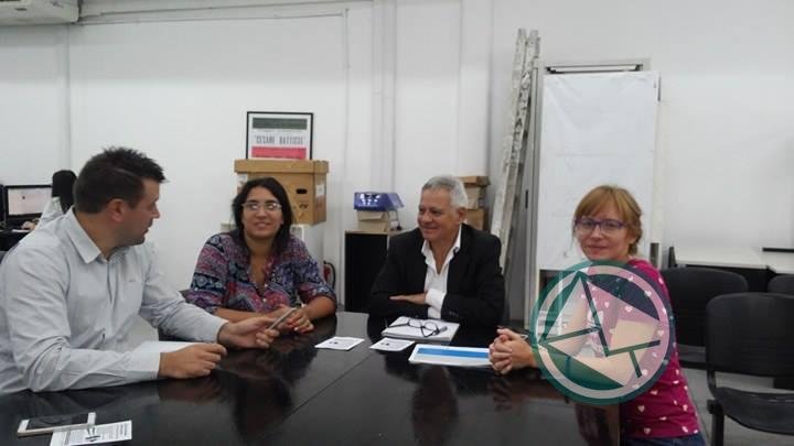 Reunión con el flamante delegado La Plata de la Dirección Nacional de Migraciones