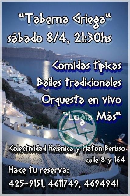 Cenas y almuerzos de las Colectividades durante el fin de semana
