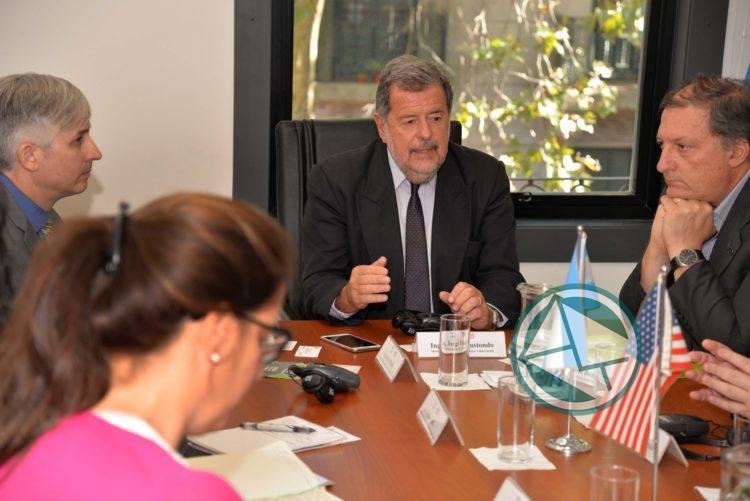 Elustondo recibió a una delegación de la Embajada de Estados Unidos
