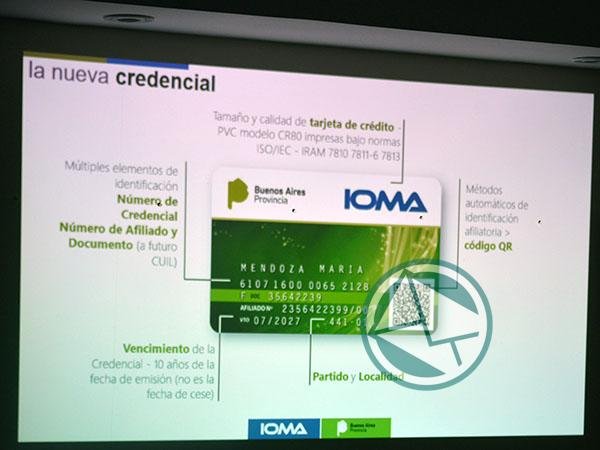 Sigue la entrega de las nuevas credenciales de IOMA