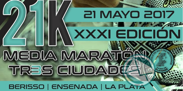 Este domingo se realizará la XXXI de la Maratón "Tres Ciudades"
