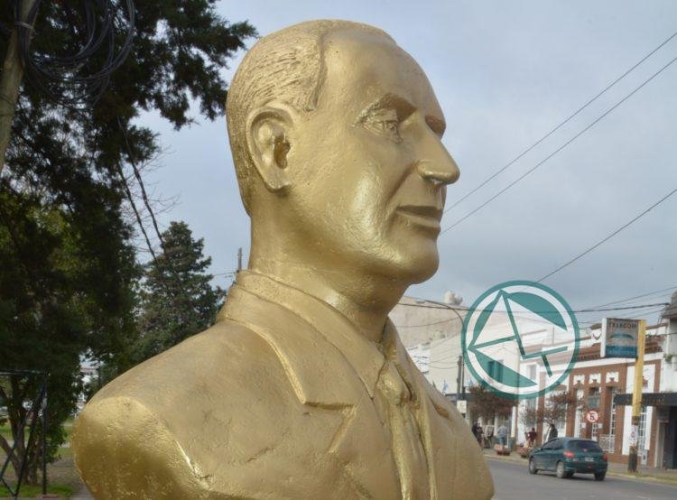 Se restauraron los monumentos de Perón y Eva Duarte, luego del ataque vandálico