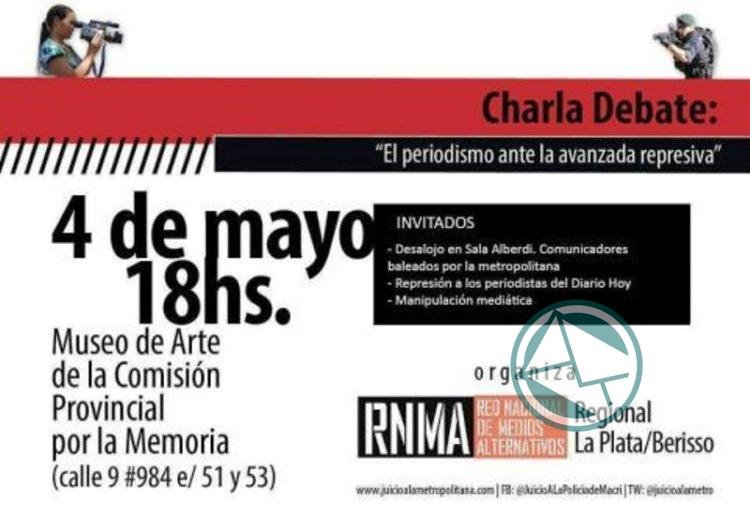 Charla “El periodismo ante la avanzada represiva” en la Comisión por la Memoria Charla “El periodismo ante la avanzada represiva” en la Comisión por la Memoria