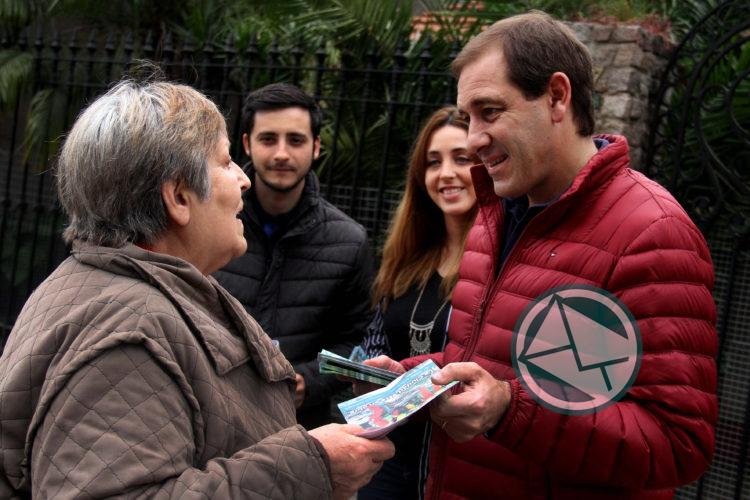 Garro encabezó ‘timbreo de gestión’ en Plaza Alsina