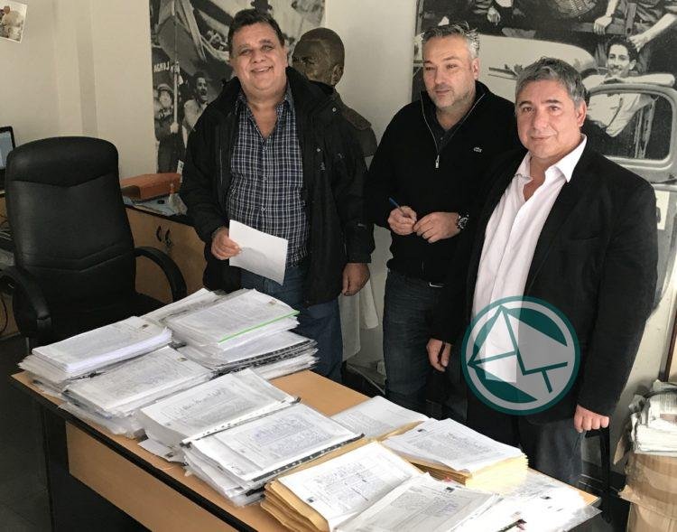 Junta de avales y firma de apoderados para presentar lista del PJ de La Plata