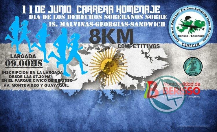 Carrera homenaje por el “Día de los Derechos Soberanos sobre las Islas Malvinas”