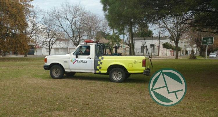 El Municipio extiende los trabajos de fumigación en Parque San Martín El Municipio extiende los trabajos de fumigación en Parque San Martín
