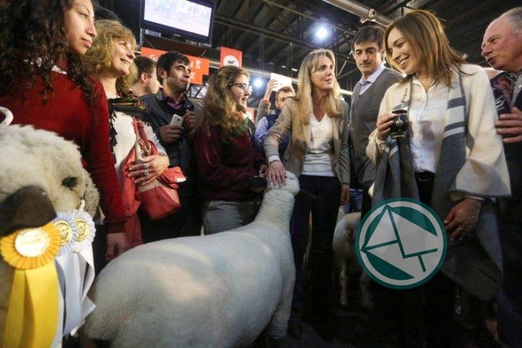 Vidal con sus candidatos pasearon por la Feria Rural de Palermo