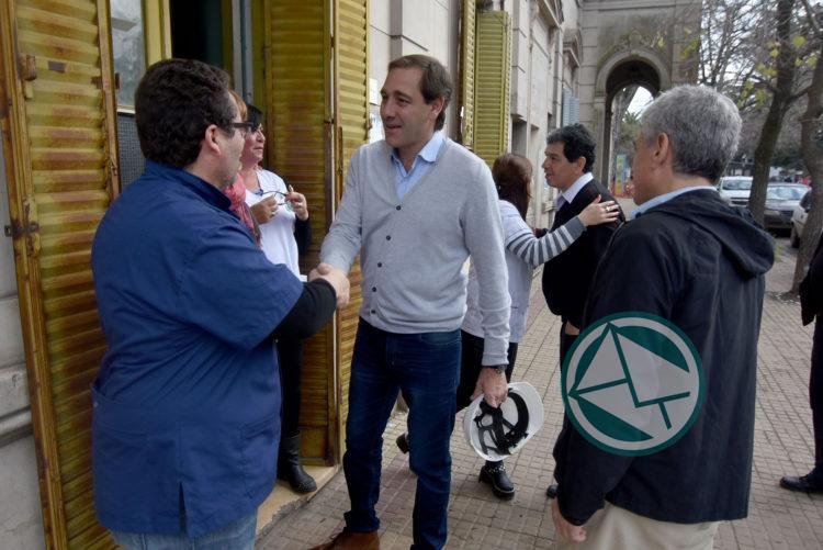 Garro visitó el Hospital de Romero y recorrió el avance de las importantes obras