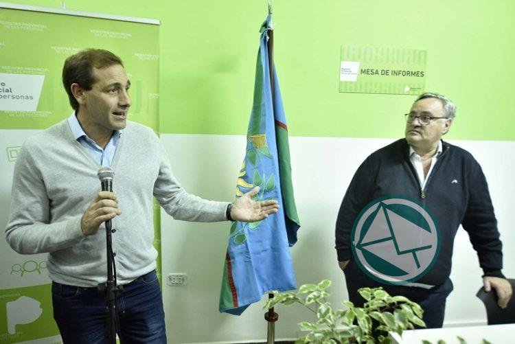 Garro y De la Torre inauguraron la renovada sede del Registro de las Personas