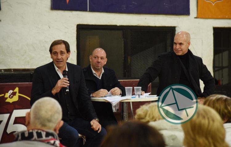 Garro con Rodríguez Larreta junto a vecinos conversaron sobre el servicio del SAME La Plata
