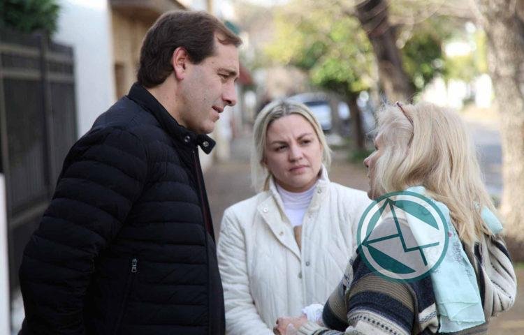 Garro con Píparo tiembrearon juntos mientras el resto de Cambiemos en los barrios de La Plata