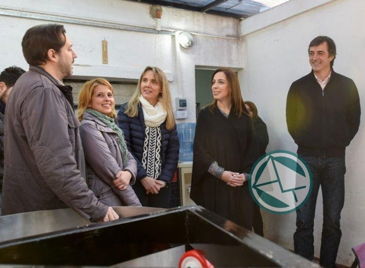 Vidal paseó con sus precandidatos por una cervecería artesanal de Munro