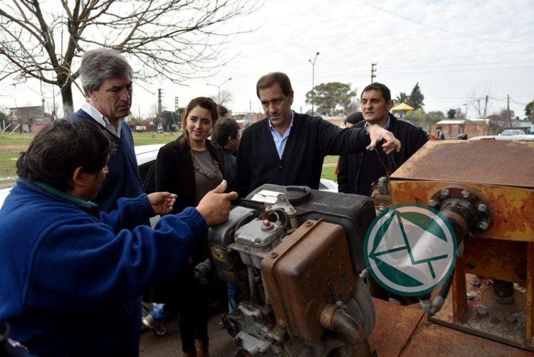 Garro recorrió ‘El Paligüe’ junto a precandidatos: “Trabajamos codo a codo con los vecinos”