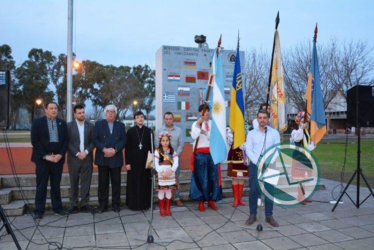 26° aniversario de la Independencia de Ucrania en Berisso