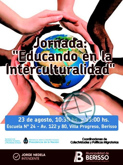 Jornada "Educando en la Interculturalidad" en la Escuela Nº 24 de Berisso