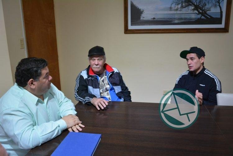 Nedela recibió al representante internacional de boxeo Marcelino López