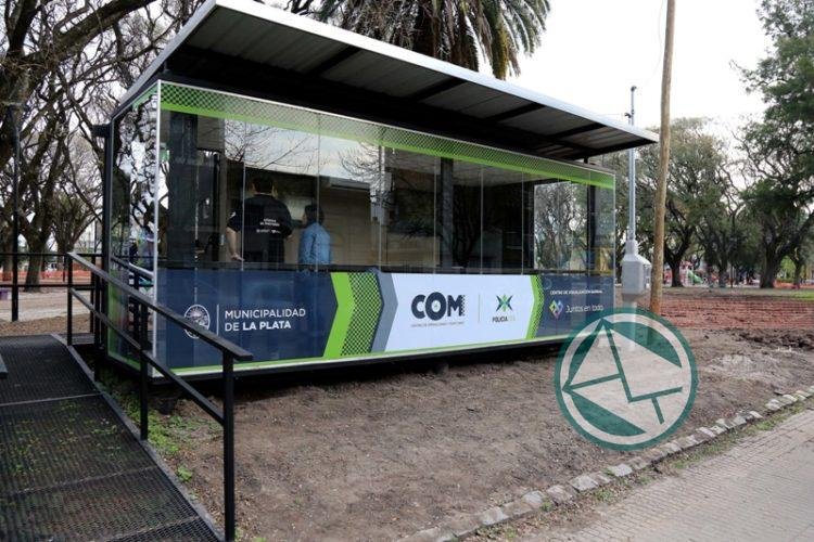 85 cámaras y nuevo Centro de Monitoreo Barrial de Plaza Matheu en La Plata