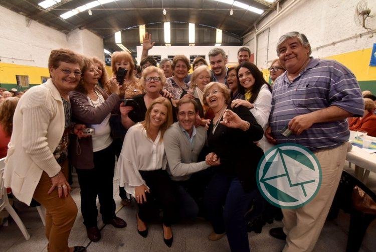 Garro y Marcos Peña celebraron el “Día del Jubilado” con afiliados del PAMI en La Plata