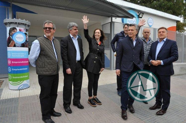 Vidal junto a Macri inaugura planta de tratamiento cloacal en Lomas
