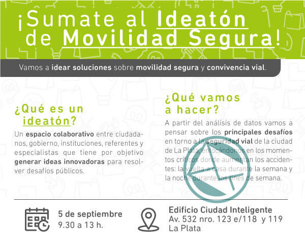 ‘Ideatón de Movilidad Segura’, iniciativa en La Plata para dialogar sobre la convivencia vial